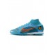 Nike Mercurial Superfly 8 Elite TF Chlorine Blue Laser Orange Marina Soccer Cleats