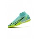 Nike Mercurial Superfly 8 Elite TF Dynamic Turquoise Lime Glow Soccer Cleats