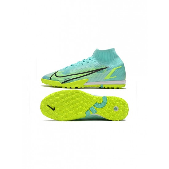 Nike Mercurial Superfly 8 Elite TF Dynamic Turquoise Lime Glow Soccer Cleats