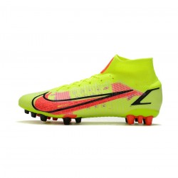 Nike Mercurial Superfly 8 Montivation Pack AG Pro Volt Bright Crimson Black Soccer Cleats