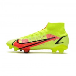 Nike Mercurial Superfly 8 Montivation Pack FG Volt Bright Crimson Black Soccer Cleats