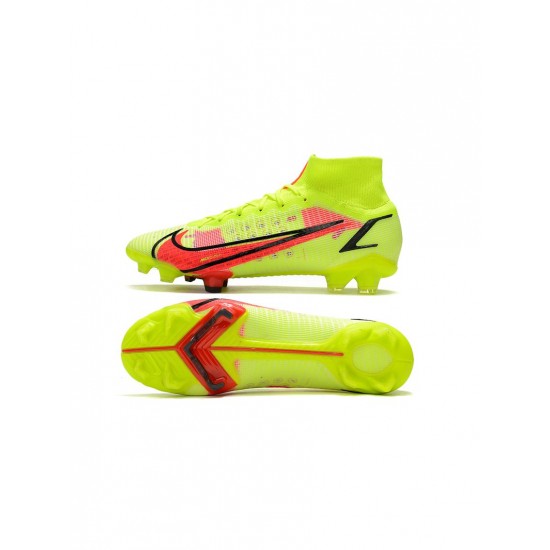 Nike Mercurial Superfly 8 Montivation Pack FG Volt Bright Crimson Black Soccer Cleats