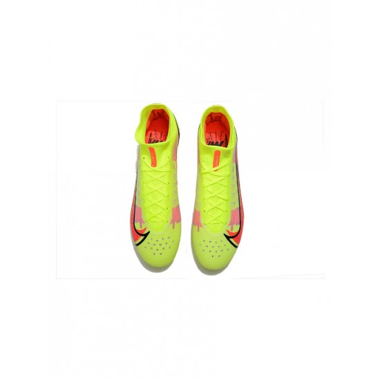 Nike Mercurial Superfly 8 Montivation Pack FG Volt Bright Crimson Black Soccer Cleats