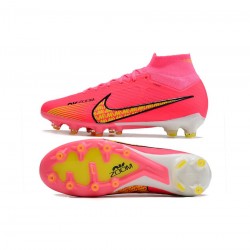 Nike Mercurial Superfly 9 Elite AG Pro Pink White Black Volt Soccer Cleats