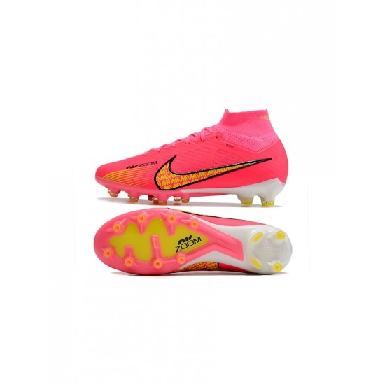 Nike Mercurial Superfly 9 Elite AG Pro Pink White Black Volt Soccer Cleats