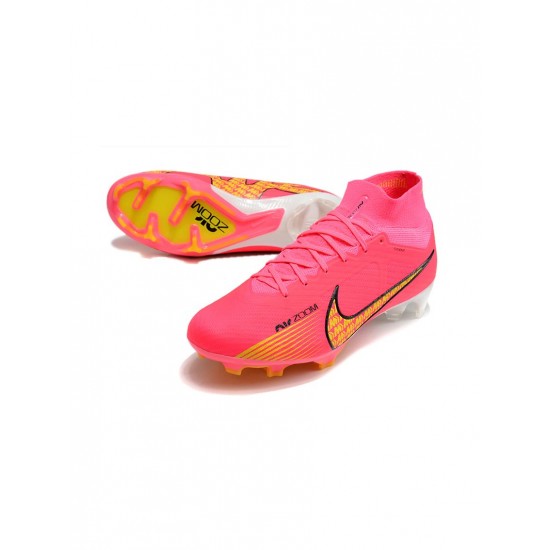 Nike Mercurial Superfly 9 Elite FG Pink White Black Volt Soccer Cleats