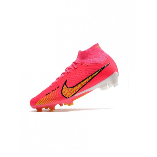 Nike Mercurial Superfly 9 Elite FG Pink White Black Volt Soccer Cleats