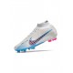Nike Mercurial Superfly 9 Elite FG White Blue Pink Soccer Cleats