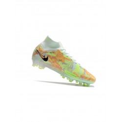 Nike Mercurial Superfly Elite 9 AG Pro Barely Green Blackened Blue Total Orange Soccer Cleats