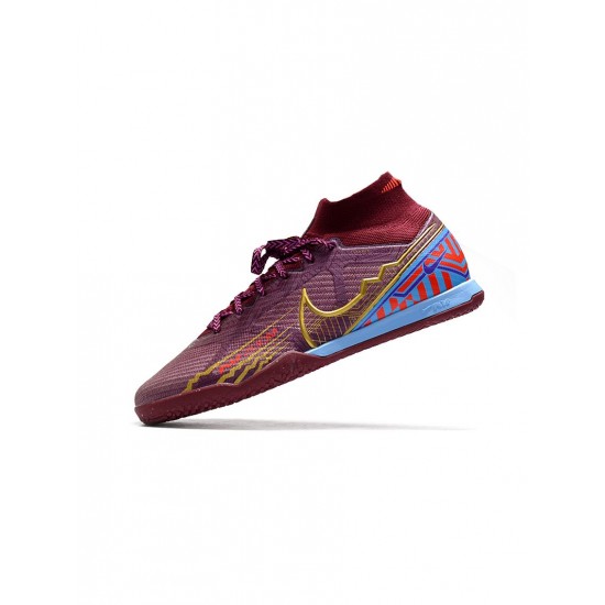 Nike Mercurial Superfly Elite Ix IC Dark Beetroot Metallic Vivid Gold Soccer Cleats