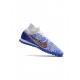 Nike Mercurial Superfly Elite Ix TF Cr7 White Blue Soccer Cleats