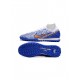 Nike Mercurial Superfly Elite Ix TF Cr7 White Blue Soccer Cleats