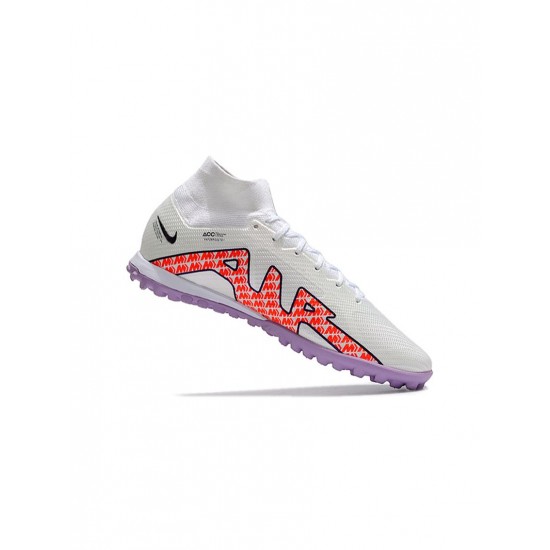 Nike Mercurial Superfly Elite Ix TF White Pink Purple Soccer Cleats