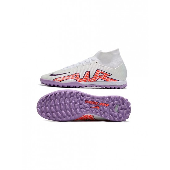 Nike Mercurial Superfly Elite Ix TF White Pink Purple Soccer Cleats