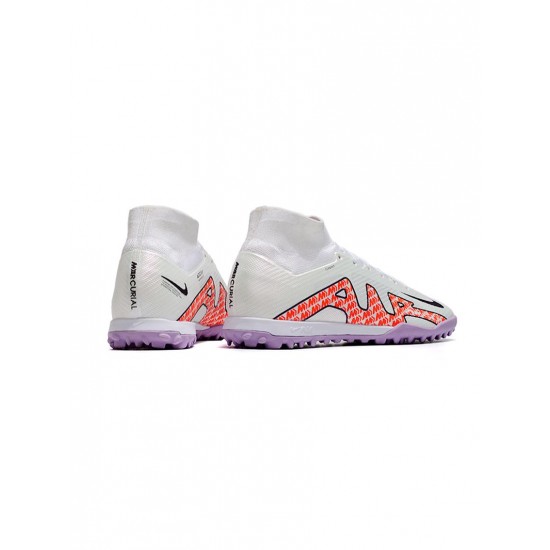 Nike Mercurial Superfly Elite Ix TF White Pink Purple Soccer Cleats