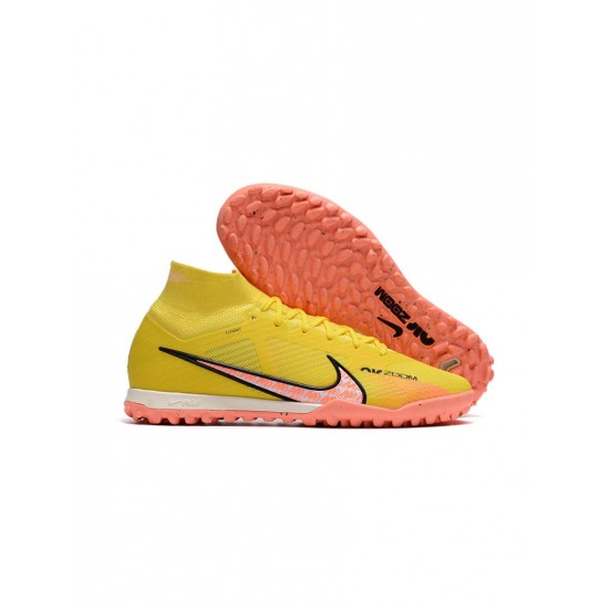 Nike Mercurial Superfly Elite Ix TF Yellow Glow Pink Soccer Cleats