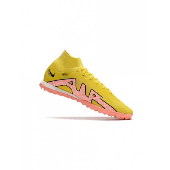Nike Mercurial Superfly Elite Ix TF Yellow Glow Pink Soccer Cleats