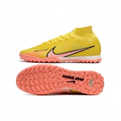 Nike Mercurial Superfly Elite Ix TF Yellow Glow Pink Soccer Cleats