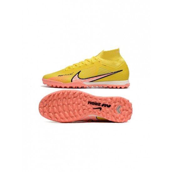 Nike Mercurial Superfly Elite Ix TF Yellow Glow Pink Soccer Cleats