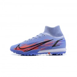 Nike Mercurial Superfly Elite Km TF Light Thistle Indigo Burst Bright Crimson Metallic Silver Soccer Cleats