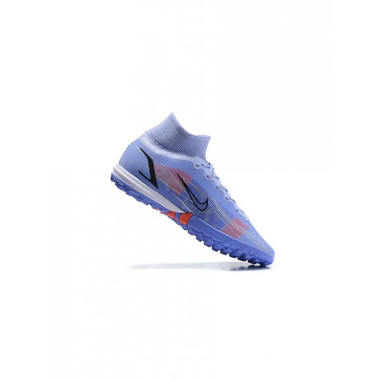 Nike Mercurial Superfly Elite Km TF Light Thistle Indigo Burst Bright Crimson Metallic Silver Soccer Cleats