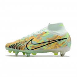 Nike Mercurial Superfly Ix Elite SG Pro Barely Green Blackened Bluetotal Orange Soccer Cleats