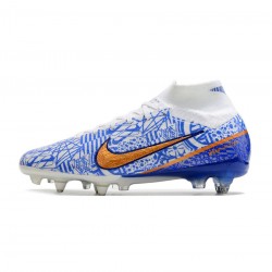 Nike Mercurial Superfly Ix Elite SG Pro White Metallic Copper Concord Soccer Cleats