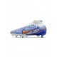 Nike Mercurial Superfly Ix Elite SG Pro White Metallic Copper Concord Soccer Cleats