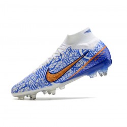 Nike Mercurial Superfly Ix Elite SG Pro White Metallic Copper Concord Soccer Cleats