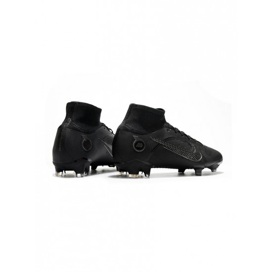 Nike Mercurial Superfly Viii Elite FG Black Black  Soccer Cleats