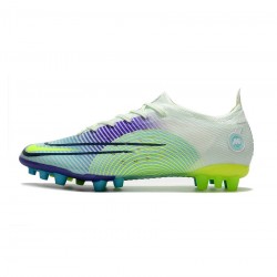 Nike Mercurial Vapor 14 Elite AG Pro Barely Green Volt Electro Purple  Soccer Cleats