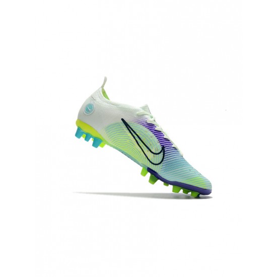 Nike Mercurial Vapor 14 Elite AG Pro Barely Green Volt Electro Purple  Soccer Cleats