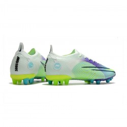 Nike Mercurial Vapor 14 Elite AG Pro Barely Green Volt Electro Purple  Soccer Cleats