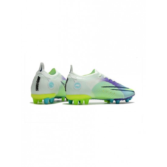 Nike Mercurial Vapor 14 Elite AG Pro Barely Green Volt Electro Purple  Soccer Cleats