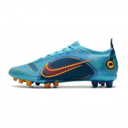 Nike Mercurial Vapor 14 Elite AG Pro Chlorine Blue Laser Orange Marina Soccer Cleats