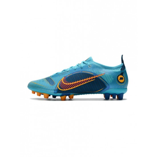 Nike Mercurial Vapor 14 Elite AG Pro Chlorine Blue Laser Orange Marina Soccer Cleats