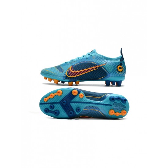 Nike Mercurial Vapor 14 Elite AG Pro Chlorine Blue Laser Orange Marina Soccer Cleats