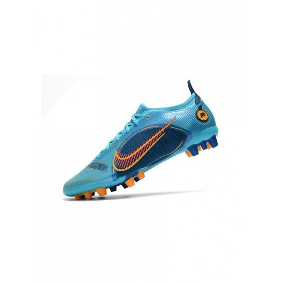 Nike Mercurial Vapor 14 Elite AG Pro Chlorine Blue Laser Orange Marina Soccer Cleats