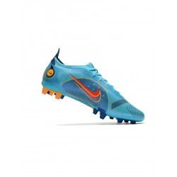 Nike Mercurial Vapor 14 Elite AG Pro Chlorine Blue Laser Orange Marina Soccer Cleats