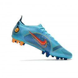 Nike Mercurial Vapor 14 Elite AG Pro Chlorine Blue Laser Orange Marina Soccer Cleats