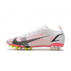 Nike Mercurial Vapor 14 Elite AG Pro White Black Bright Crimson Pink Blast Soccer Cleats