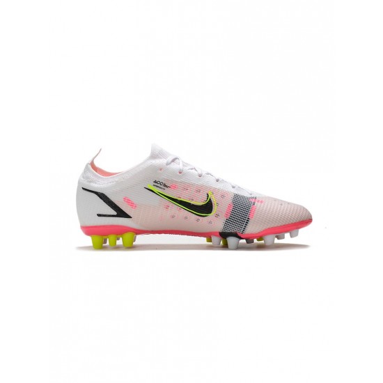 Nike Mercurial Vapor 14 Elite AG Pro White Black Bright Crimson Pink Blast Soccer Cleats