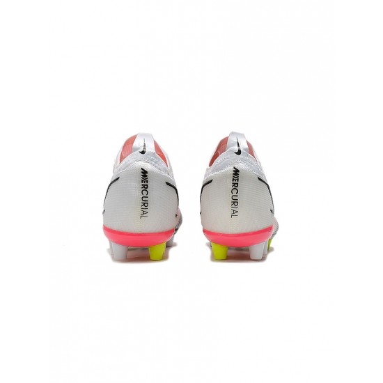 Nike Mercurial Vapor 14 Elite AG Pro White Black Bright Crimson Pink Blast Soccer Cleats