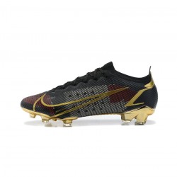 Nike Mercurial Vapor 14 Elite FG Black Gold  Soccer Cleats