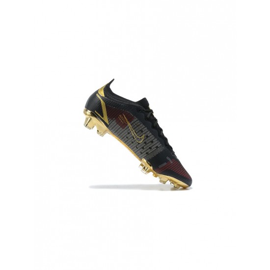 Nike Mercurial Vapor 14 Elite FG Black Gold  Soccer Cleats