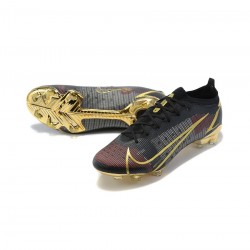 Nike Mercurial Vapor 14 Elite FG Black Gold  Soccer Cleats