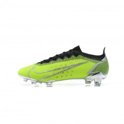 Nike Mercurial Vapor 14 Elite FG Elite Volt Silver Black Soccer Cleats