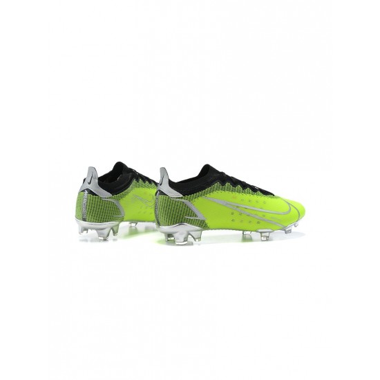 Nike Mercurial Vapor 14 Elite FG Elite Volt Silver Black Soccer Cleats