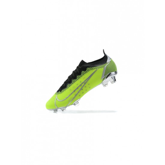 Nike Mercurial Vapor 14 Elite FG Elite Volt Silver Black Soccer Cleats