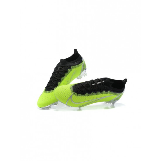 Nike Mercurial Vapor 14 Elite FG Elite Volt Silver Black Soccer Cleats